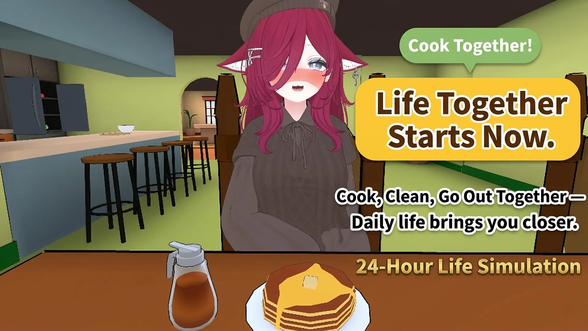 AIKO AI Girlfriend game running on Android phone